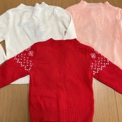 ミニーちゃん　セーター100サイズ3枚の画像