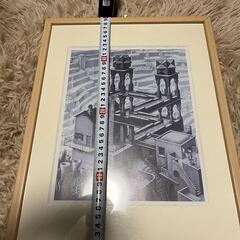 エッシャー 額装付き 40×30の画像