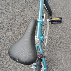 折り畳み自転車RENAULT(ルノー) LIGHT8 ラグーンブルー (みかん