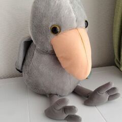 ハシビロコウ　ハシビロライフ　ぬいぐるみ　高さ４０センチ未満。新...