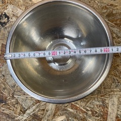 (s7150) ステンレス ボウル まとめて5個 調理用品 キッチン用品 業務用 厨房用小物 飲食店 店舗用 中古品 の画像