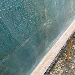 ビンテージ 昭和レトロ古道具 黒板 大きいサイズの画像