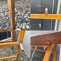 ビンテージ 昭和レトロ古道具 黒板 大きいサイズの画像