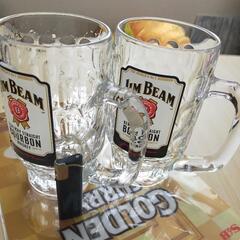 JIM BEAMメガジョッキ2個の画像