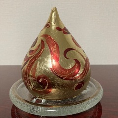 未使用　アート　キャンドル　イタリア製　