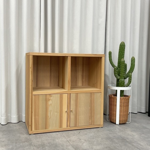 KD-19【新入荷　リサイクル品】IKEA トレービー　フリーシェルフ　ナチュラル