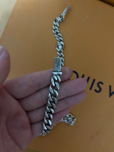 スターリングシルバー925 6面カット 喜平55cm 49g 刻印あり シルバー