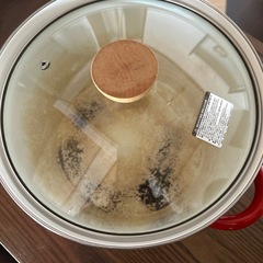 ニトリ　鍋　赤の画像