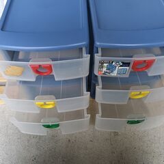 【決まりました】レターケース3段2個差し上げますの画像
