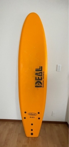 【美品】IDEAL ソフトサーフボードリーシュコード&ソフトフィン付き！！