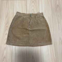 one wayコーデュロイショートスカート