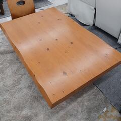 ★ジモティー割あり★一枚板エンターテーブル座卓　NA　　高さ(H...