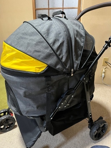着脱式 ペットバギー　ペットカート