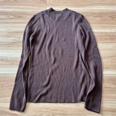 【美品】GU ジーユー リブニット