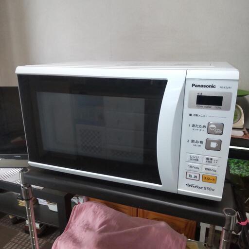 『4年保証』 美品 Panasonic電子レンジ 2019年製造 (たもさん) 航空公園の 電子レンジ・オーブン
