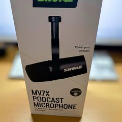 【未使用品】MV7X　PODCAST　MICROPHONE【ダイ...