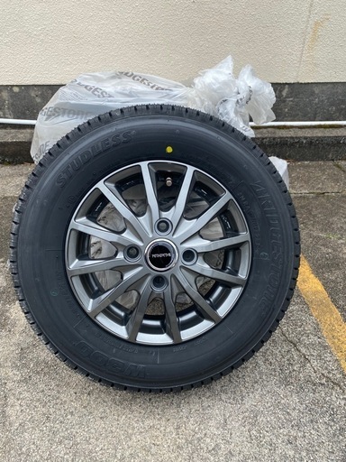 [新品]スタッドレスタイヤホイールセット　145/80R12 エブリィなど軽バンに！