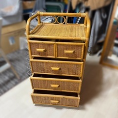 [決まりました]籐のタンスの画像