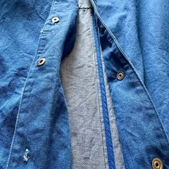 ZARA デニムロングコートの画像