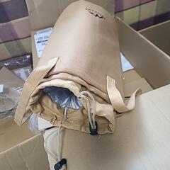 キャンプバッグ　バケツ　袋の画像