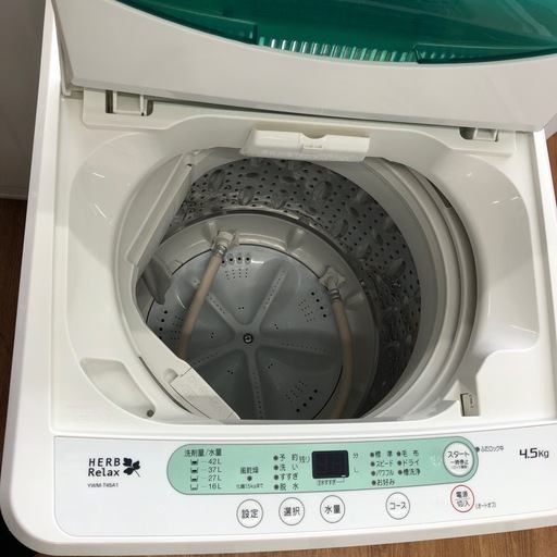 安心の6ヶ月保証付　YAMADA 全自動洗濯機　4.5kg 2018年製　取りに来れる方限定！