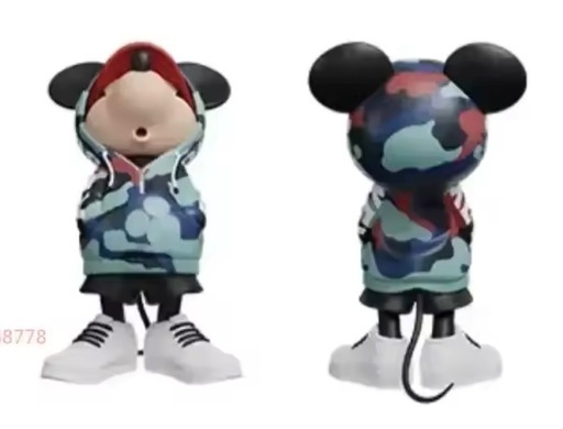 Disney MORSTORM ミッキーマウス フィギュア 2体 公式正規品