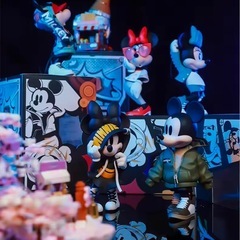 Disney MORSTORM ミッキーマウス フィギュア 2体 公式正規品の画像