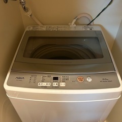 4/12 取りにきてくれる方　洗濯機　5.0kg　aqua AQ...