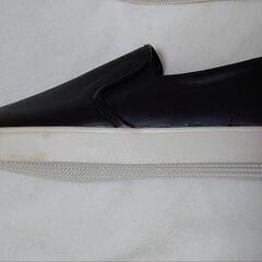新品未使用　黒の靴　Lサイズの画像