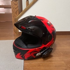 Sharkスパルタン バイク用 フルフェイスヘルメット インカム付き
