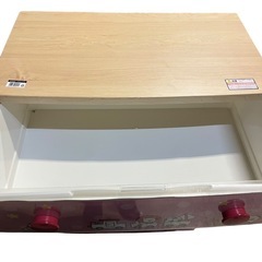【ジ0410-06】めちゃくちゃ可愛い‼️キティちゃん5段収納タンス 中古品 傷や汚れありの画像