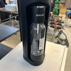 ☆値下げ☆　K2504-217 配送不可 drinkmate 家庭用炭酸飲料メーカー ブラック キズ汚れ有りの画像