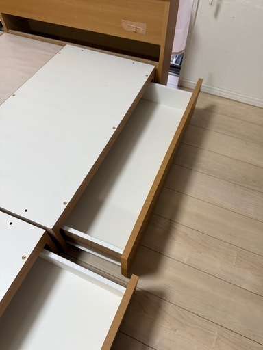 シングルベッド収納あり