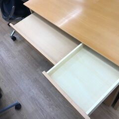 ★ジモティ割あり★  PCデスク ブラウン H72×W120×D70 クリーニング済み KJ9383の画像