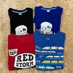半袖　Tシャツ　110cm 2枚　120cm 2枚