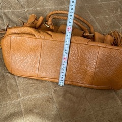 キャメル色本革バッグの画像