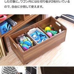 【楽天1位】RiZKiZ ランドセルラック デスク付き収納 幅106cm×高さ89.5cm ランドセル収納 収納棚 収納シェルフ 収納ラック の画像