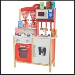 【受け渡し予定者様決定済み】イマジナリウム 木製マイファーストキッチン ままごと食材&小物etc充実セットの画像