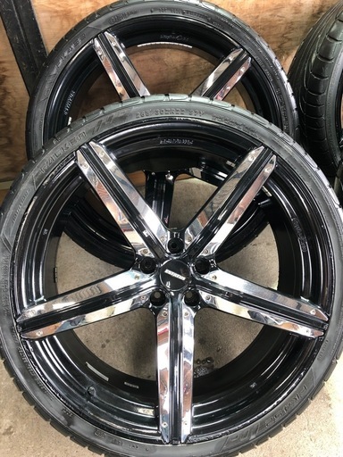 22インチＡＷ＆夏タイヤセット  265/30R22 114.3×5　ヴァンガード・ハリアーなど