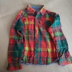 子供服　140　長袖　シャツ　襟付きの画像