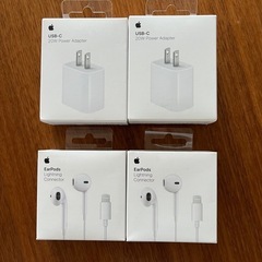 iPhone充電器　イヤホン