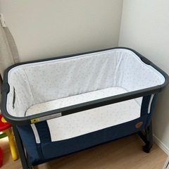 ベビーベッド 折りたたみ収納 収納バッグ付き 調節 簡単
