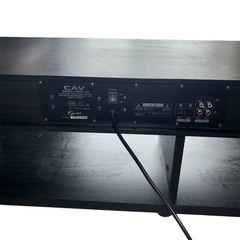 CAVジャパンTHRG-120 スピーカー付テレビ台 黒の画像