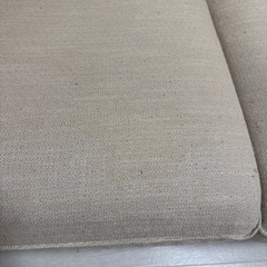 IKEA 3人掛けソファ 布の画像