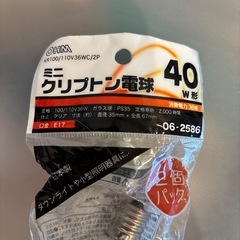 ミニクリプトン電球　1個の画像