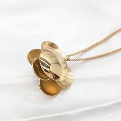 【CHANEL】カメリア ココマークネックレス☆Ａ品☆質屋 ユニオン本通店 シャネルの画像