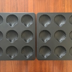 マドレーヌ型9P 2枚