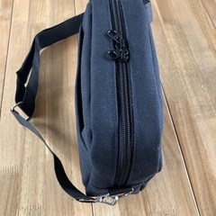 先約あり ハンドメイド 綿帆布ショルダーバッグ 黒 の画像