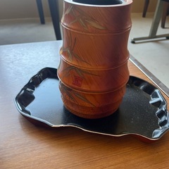 プラスチックの和風花器