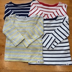 ボーダーTシャツ 4枚　80